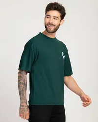 Stylish Cotton Blend T-shirt For Men-thumb3