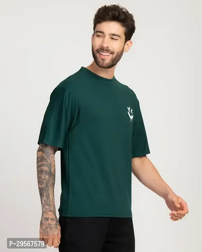 Stylish Cotton Blend T-shirt For Men-thumb4