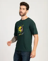 Stylish Cotton Blend T-shirt For Men-thumb1