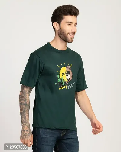 Stylish Cotton Blend T-shirt For Men-thumb4