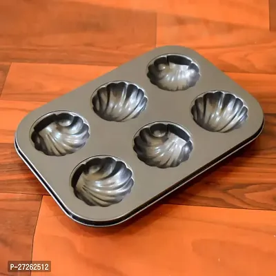 6 slot Non-Stick Muffins Cupcake Pancake Baking Molds Tray-thumb0