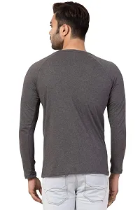 STITCH VASTRA Full Sleeve Raglan Sleeve Black Color Men's T-Shirt-thumb3