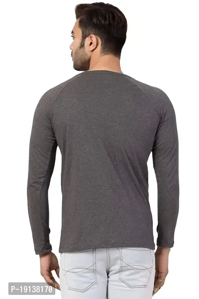 STITCH VASTRA Full Sleeve Raglan Sleeve Black Color Men's T-Shirt-thumb4