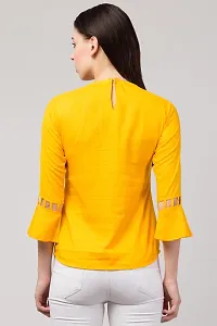 3/4 Sleeve Round Neck Women Top-thumb1