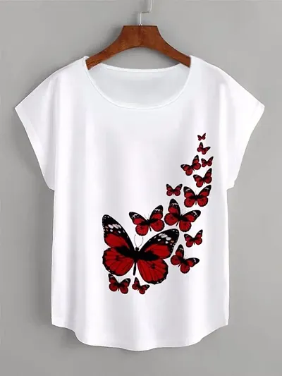 Elegant Blend Tshirt For Women