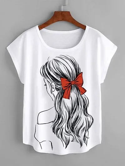 Elegant Blend Tshirt For Women