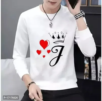 Polyester Round Neck Full Sleeve Casual Men tshirt-thumb0