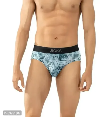 Stylish Multicoloured Cotton Printed Brief For Men Combo of 3-thumb4