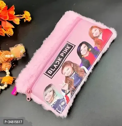 1 Pcs Girls Bts Pouch High Quality Soft Material Pencil Pouch   20 Cm-thumb0