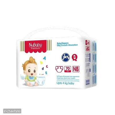 Baby Diaper for  New Born 90 PCS, 70 Count, upto 4 to 8 kg With 5 in 1 Comfort-thumb0