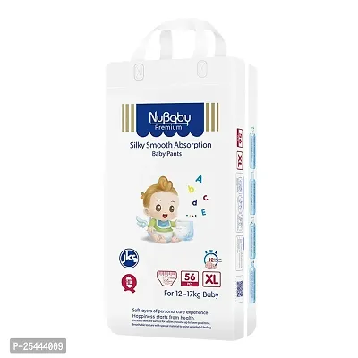 Pants All round Protection Style Baby Diapers Baby Pants (XL) 56 Count 12-17 kg