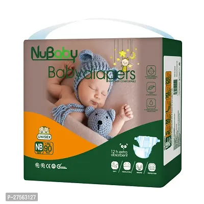 Baby Diaper, New Born (NB) 70 PCS, 70 Count, upto 4 to 8 kg With 5 in 1 Comfort-thumb0