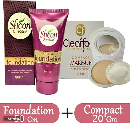 Foundation With Clearface Make-up Compact / Make-Up Combo-thumb0