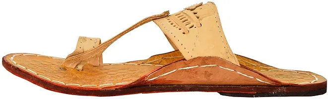 RYAG Offwhite Leather Kolhapuri Chappal for Mens/Kolhapuri Sandals for Mens/Kolhapuri Footwear-thumb4