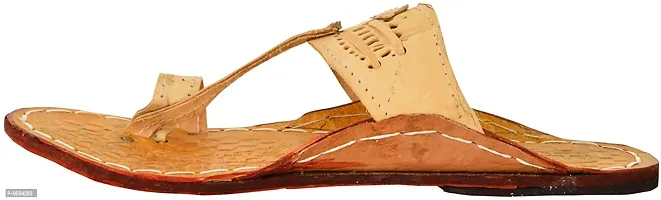 RYAG Offwhite Leather Kolhapuri Chappal for Mens/Kolhapuri Sandals for Mens/Kolhapuri Footwear-thumb5