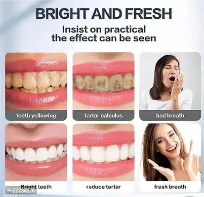 Teeth Whitening Foam Toothpaste Makes You Reveal Perfect  White Teeth, Natural Whitening Foam Toothpaste Mousse with Fluoride Deeply Clean Gums Remove Stains-60ml-thumb3