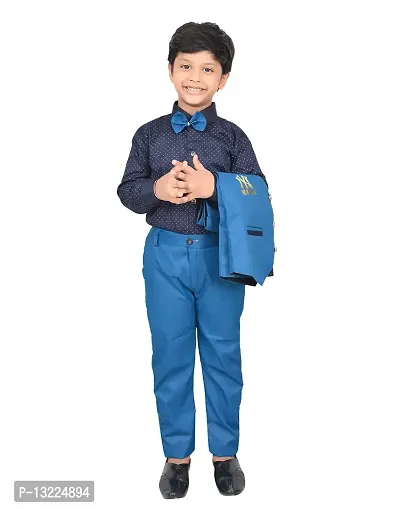 KIDZ AREA Flawsome Stylish Kids Casual Shirt, Waistcoat and Pant Set_For Boys