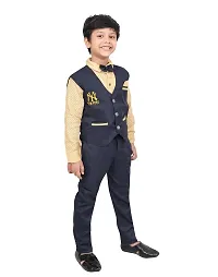 KIDZ AREA ""Flawsome Stylish Kids"" Casual Shirt, Waistcoat and Pant Set_For Boys X221-NAVY BLUE-22-thumb4