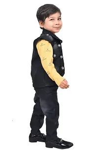 KIDZ AREA Boys Party(Festive) Jeans Jacket-thumb4