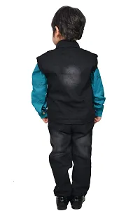 KIDZ AREA Boys Party(Festive) Jeans Jacket735-BLUE-28-thumb1