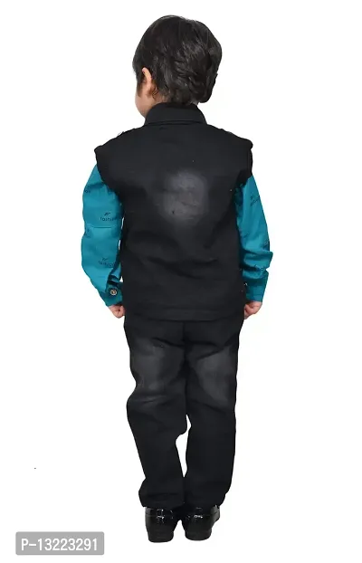 KIDZ AREA Boys Party(Festive) Jeans Jacket735-BLUE-28-thumb2