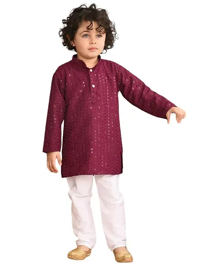 Stylish Cotton Kurta Sets For Boys