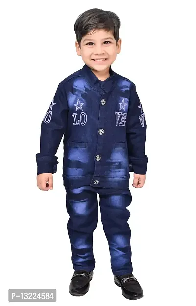 KIDZ AREA JEANS JACKETBoys Casual Jacket Jeans, T-shirt-thumb3
