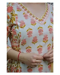 Classic Cotton Printed Kurta, Bottom and Dupatta Set for Women-thumb3