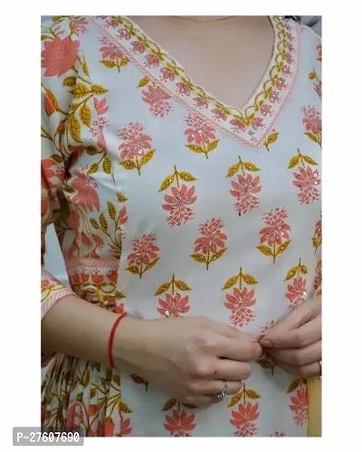 Classic Cotton Printed Kurta, Bottom and Dupatta Set for Women-thumb4