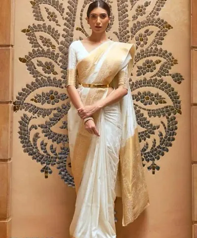 Must Have Khadi Cotton Saree with Blouse piece 