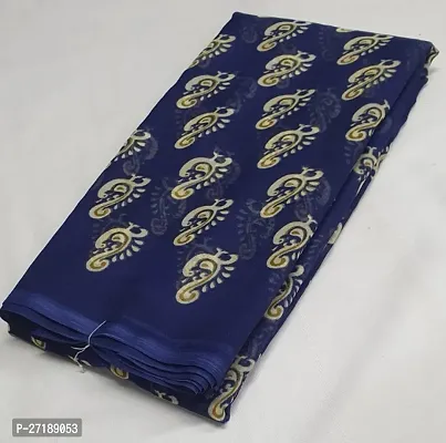 Beautiful Georgette Printed Saree With Blouse Piece