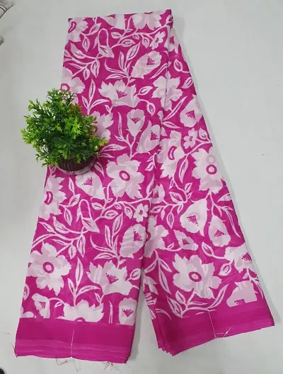Printed Georgette Sarees With Blouse Piece