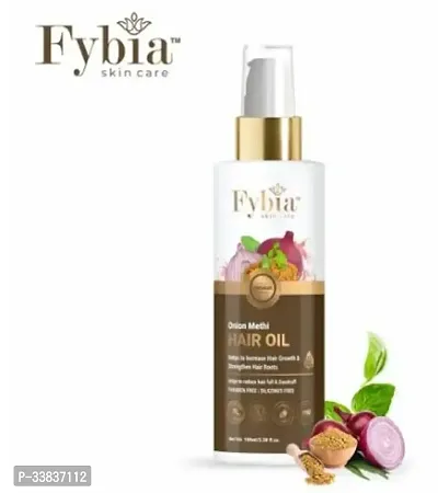 Fybia Onion Methi Hair Oil With Cold Pressed - No Paraben And Silicones, 100 Ml