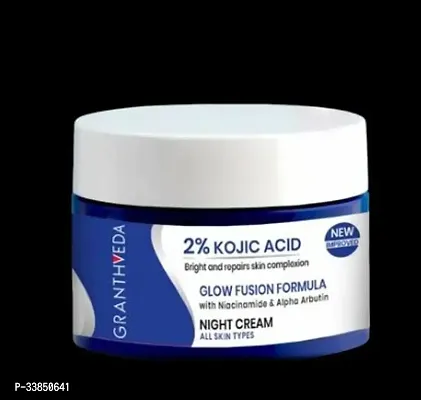 Kojic Acid Glow Fusion Formula Night Cream For Even-Toned And Bright Skin (50 G)