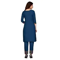 Timeless Elegance: Women's Kurta with Stunning Printed Design in Cotton - Embrace Tradition with Graceful Style and Exquisite Craftsmanship in Black Color-thumb2