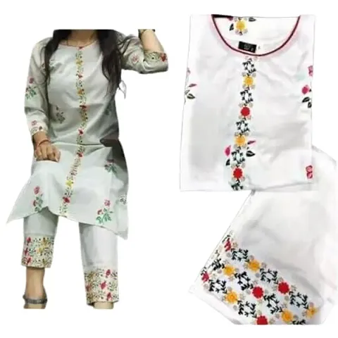 Women's Motif Traditional Ethnic Straight Kurta