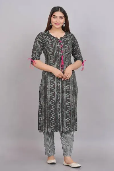 Stylish Rayon Kurta Bottom Set For Women