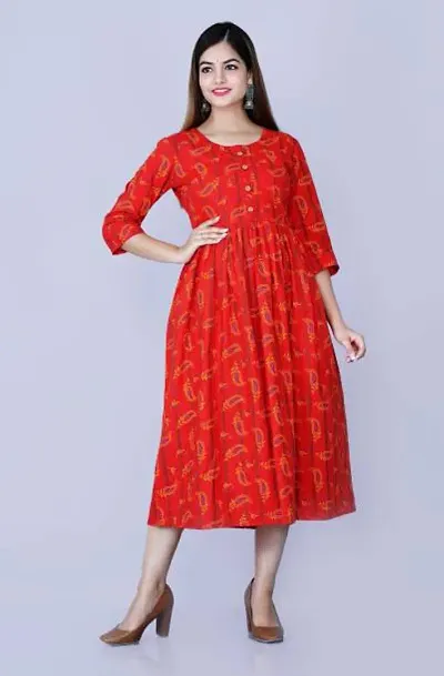 Stylish Rayon Stitched Kurta For Women