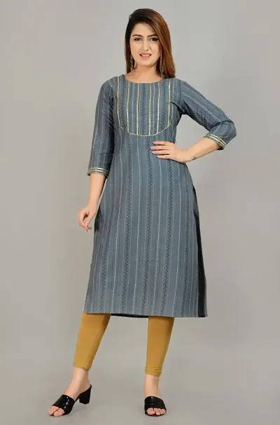 Stylish Rayon Stitched Kurta For Women