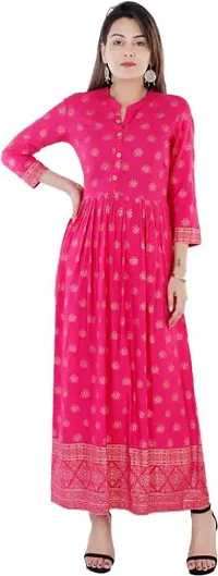 Stylish Rayon Stitched Kurta For Women