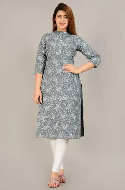 Stylish Rayon Stitched Kurta For Women