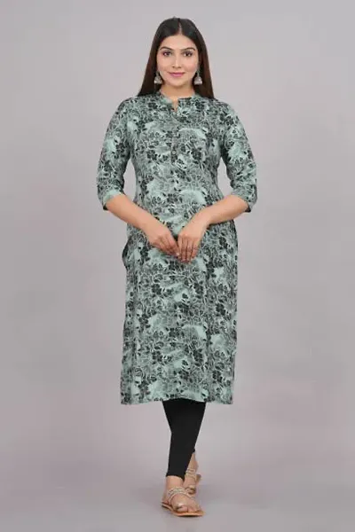 Stylish Rayon Stitched Kurta For Women