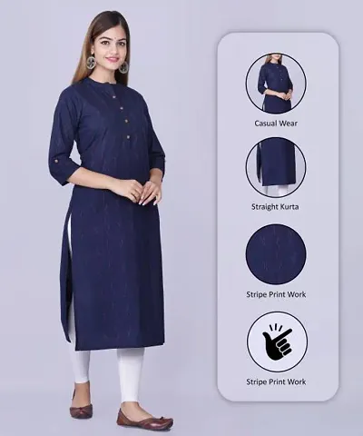 Attractive Solid Rayon Kurta For Women