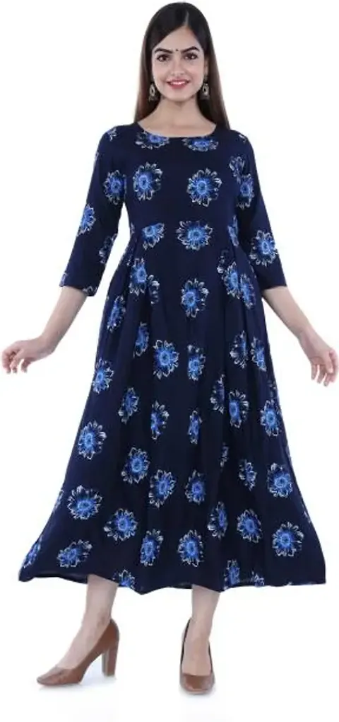 Stylish Rayon Stitched Kurta For Women