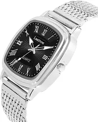 Stylish Silver Metal Analog Watch For Men-thumb3