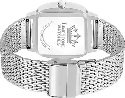 Stylish Silver Metal Analog Watch For Men-thumb2