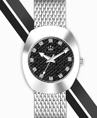 Stylish Silver Metal Analog Watch For Men-thumb2