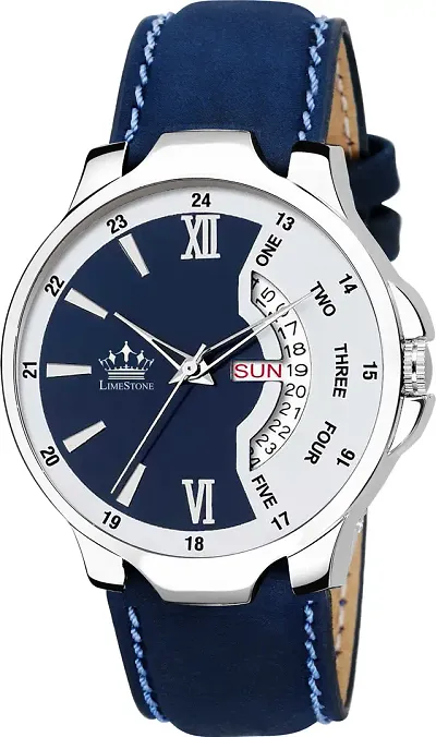 Stylish Synthetic Leather Analog Watch For Men