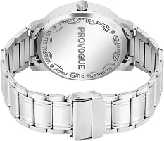 Stylish Silver Metal Analog Watch For Men-thumb2