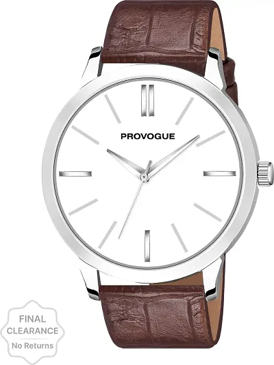 Stylish Synthetic Leather Analog Watch For Men